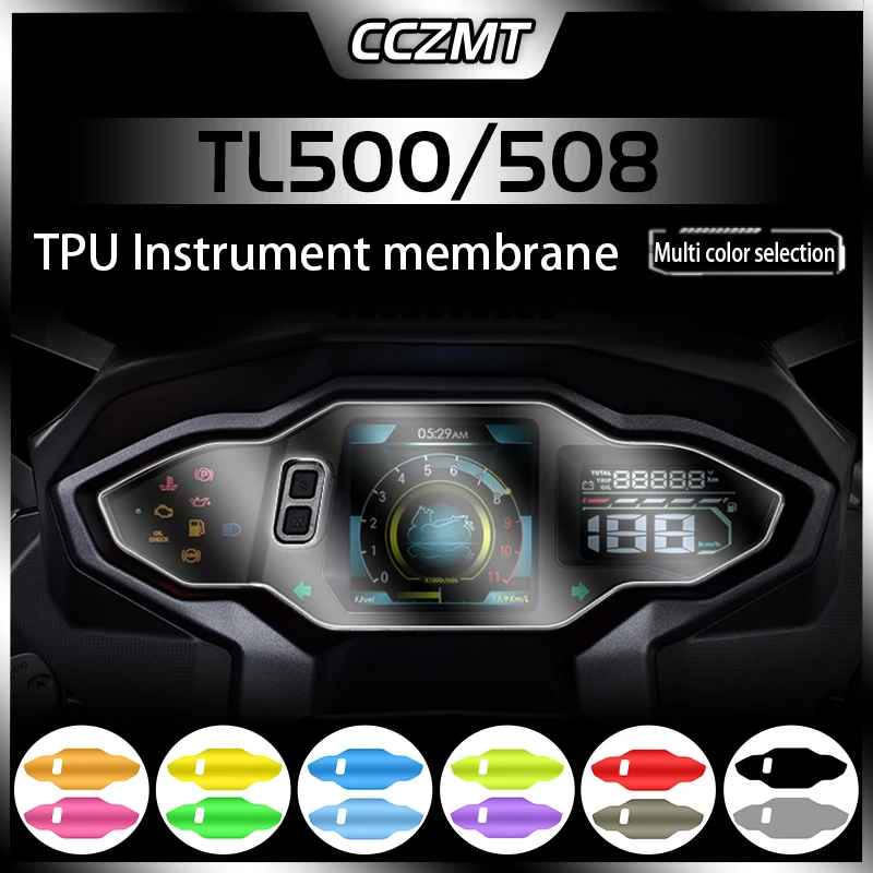 

For SYM TL500 508 Motorcycle Instrument Dashboard Cluster Scratch Protection Film Screen Protector