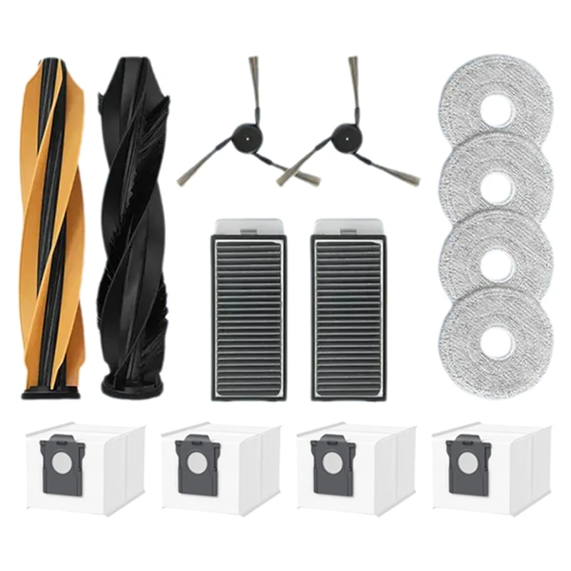 AC39-Per Dreame X50 Ultra Robot Aspirapolvere Spazzola laterale principale Filtro Hepa Mop Panno Sacchetto per la polvere Accessori