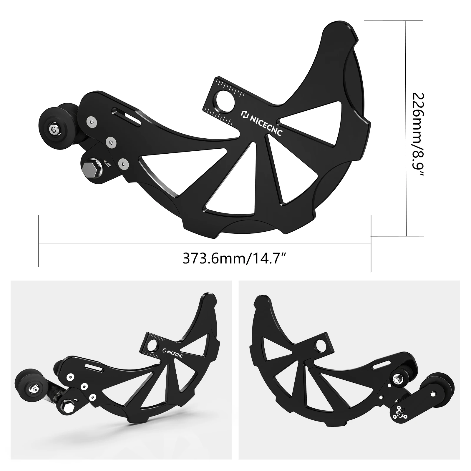 For Yamaha 2005-2023 WR250F WR450F Rear Sprocket Guard & Chain Tensioner YZ125 YZ250 2005-2024 YZ250F YZ450F 2005-2008 YZ250FX