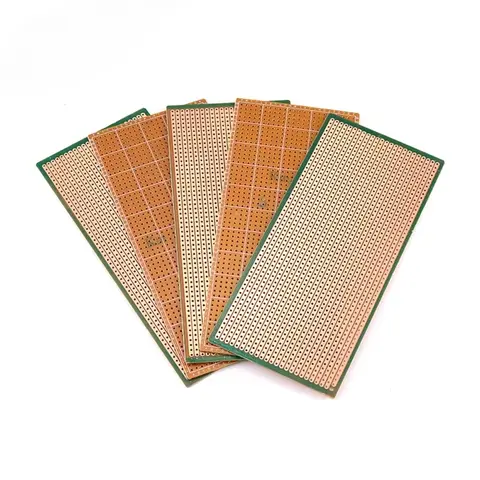 5/10 st enkelsidiga kretskort prototypkort kretskort prototypkort 6,5x14,5 cm universella gör-det-själv experimentmatriskretskort för Arduino 10 best sales PCB-prototypkort - №9