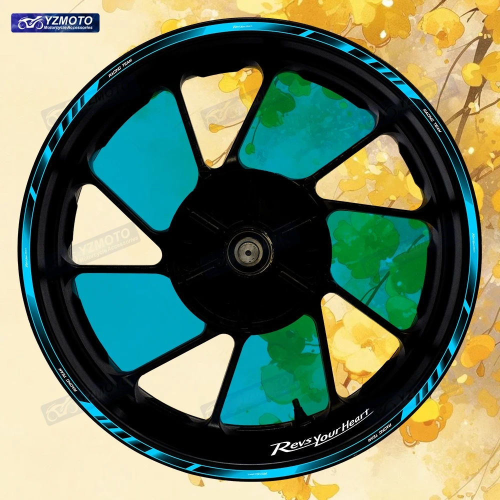 

Светоотражающие наклейки для мотоциклов ZX-6R 636, ZX-10R, Z800, 17 дюймов, декоративные наклейки на колеса, полосы на обод, наклейки на ступицу, водонепроницаемые наклейки