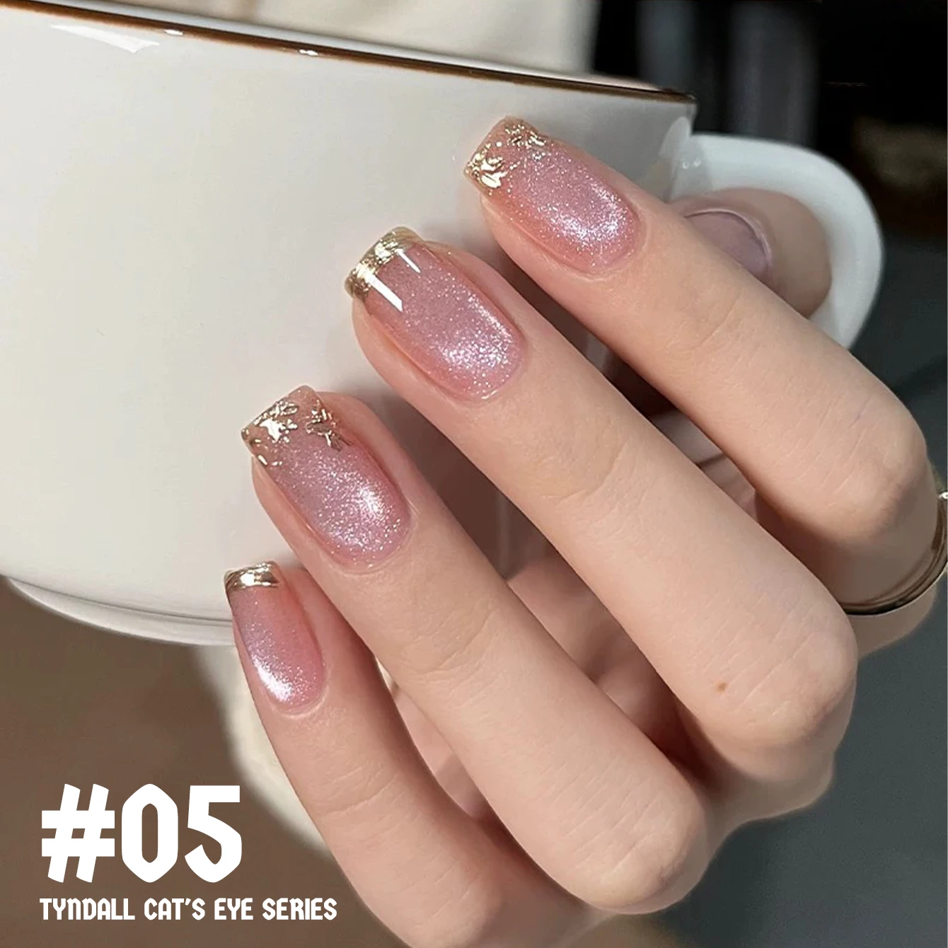 MAINEL 10ML 1-9 Stück Strand-Eis Transparenter Katzenaugen-Gel-Nagellack 2026 Sommer-Nägel Glasperlen Stroboskop Magnetischer Katzenaugen-Gel-Nagellack