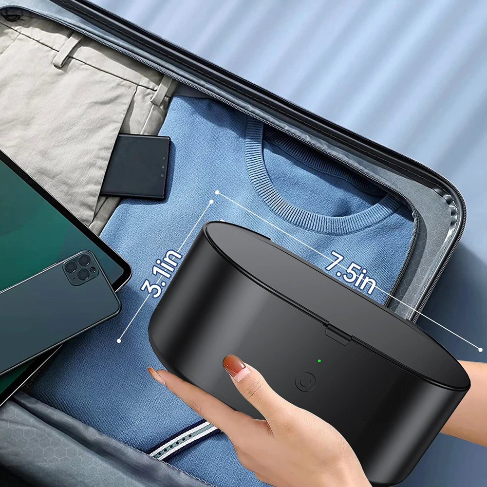 KUNPHY 600ml Ultrasonic Cleaner Wave Cleaning Jewellery Polishing Machine For Glasses Watches Razors Denture Ultrasound Sonic