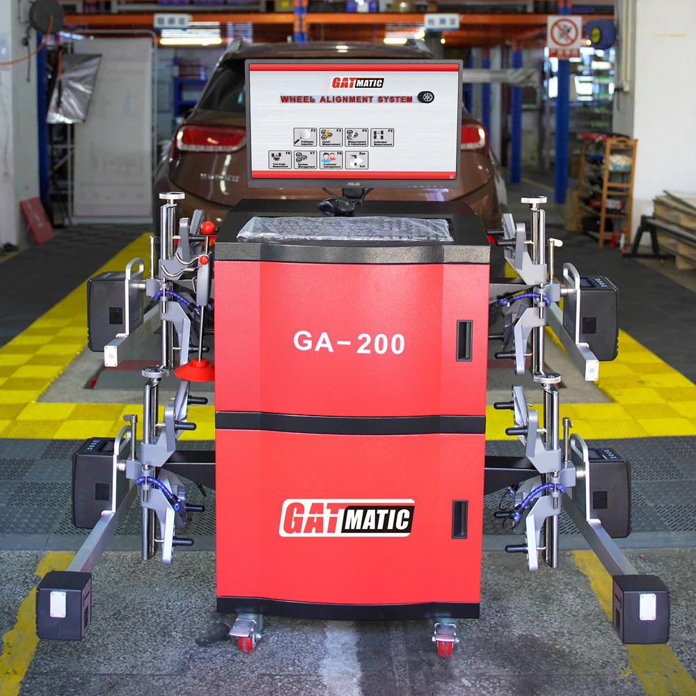 GATmatic Präzise 3D-Werkstatt-Radausrichtungsmaschine CCD-Radausrichtung für LKW- und Autolift-Radbalancer-Ausrüstung