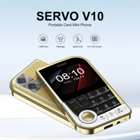 SERVO V10 Dual SIM Standby Mobile Phone 2.01 Inch Screen Magic Voice Speed Dial Flashlight FM Radio MP4 Cheap Back-up Cellphones