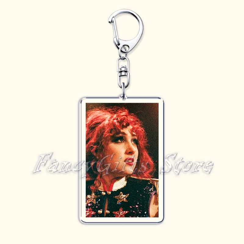 Popular Singer Keychains for Women Key Chain Ring Pink Pony Club Hot To Go Good Luck Babe Keyrings Jewelry Fans Friends Gifts