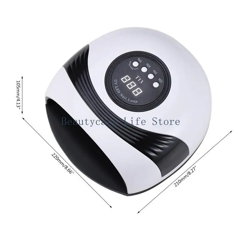 652C FOTOTHERAPY MACHINE 158W gloeiende LED -fototherapielamp Intelligente inductie voor Home Nails Shop snel drogen