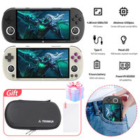Trimui Smart Pro Handheld Game Console 4.96'' IPS Screen Linux System Joystick RGB Lighting Trimui Retro Video Game Console Gift
