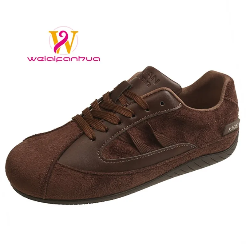 

Women's Shoes 2025 Flat, German Training Shoes, Women's Suede Single Shoes, Forrest Gump Casual Sports Shoes for Women Luxury