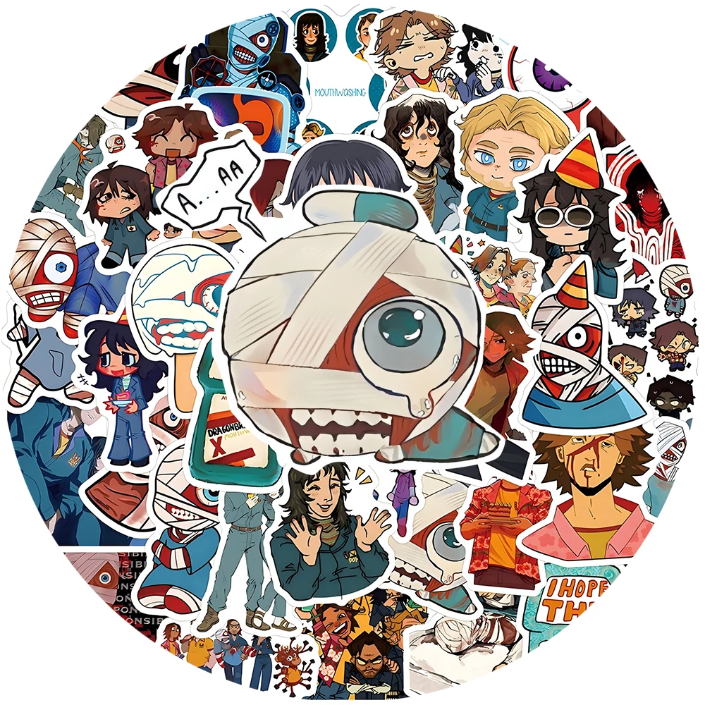 สติกเกอร์เกมล้างปากสยองขวัญ 10/30/55 ชิ้น สติกเกอร์กราฟฟิตี้สำหรับเด็ก ของเล่น DIY สมุดภาพ โทรศัพท์ กระเป๋าเดินทาง รถยนต์ สติกเกอร์การ์ตูนสุดเท่