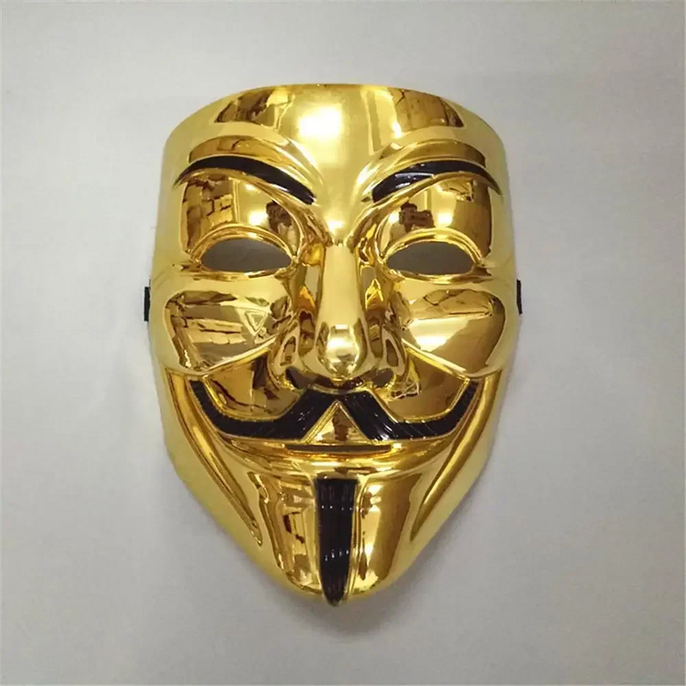 

Маски для косплея на Хэллоуин V pour film Vendetta, masque anonyme pour adult et enfants, masque à thème de Film, cadeau