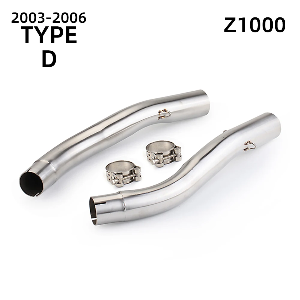 Slip For Z1000 Z1000SX Ninja 1000 2003 2004 2005 2006 Motorcycle Exhaust Muffler Mid Pipe 50.8mm Escape Moto Modified