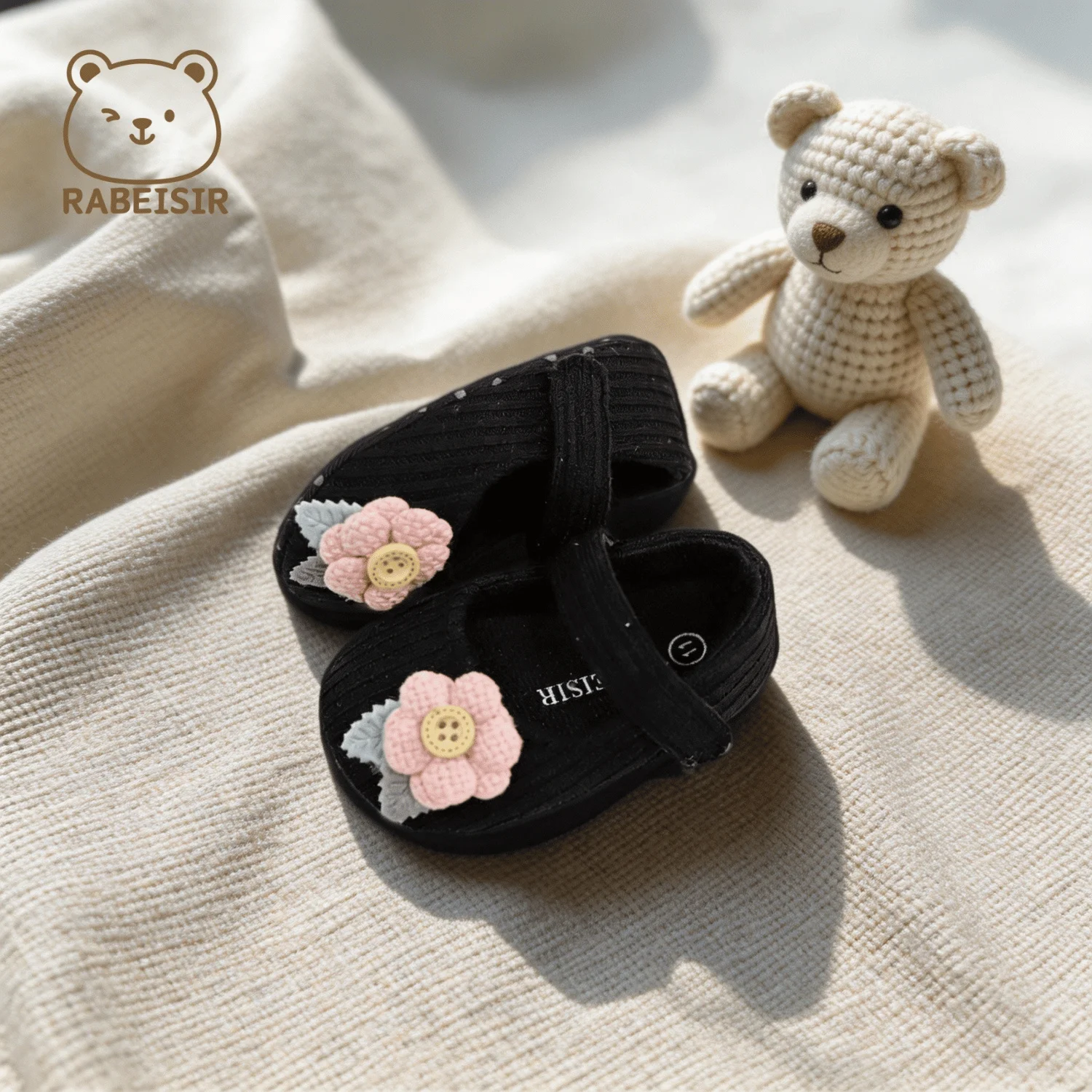 Baby-Stufen-Schuhe für Babys, erstes Paar Kleinkind-Schuhe, Babyschuhe, atmungsaktiv, rutschfest, modische Mädchen-Schuhe im Prinzessinnen-Stil – Detail 13