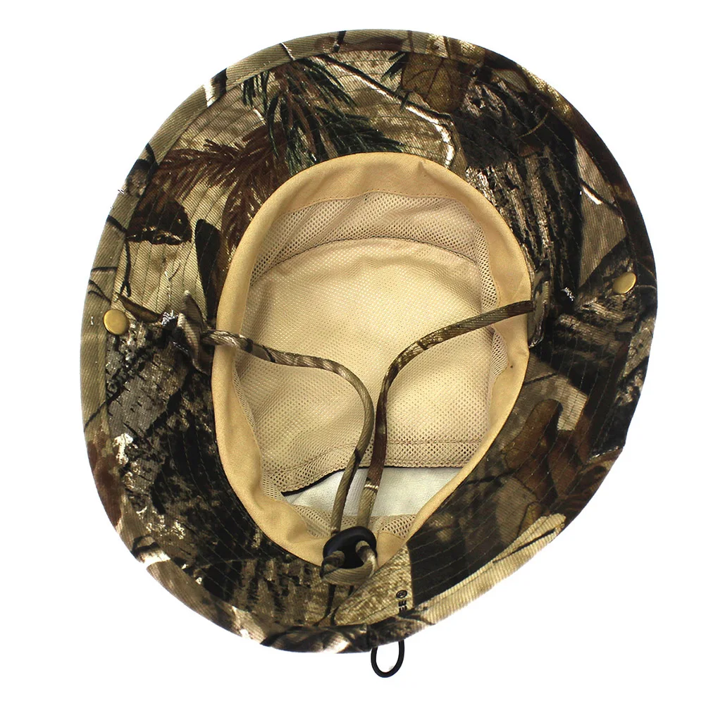 

Camouflage Bucket Hat Sun Boonie Cap Outdoor Fishing Can Be Accommodated