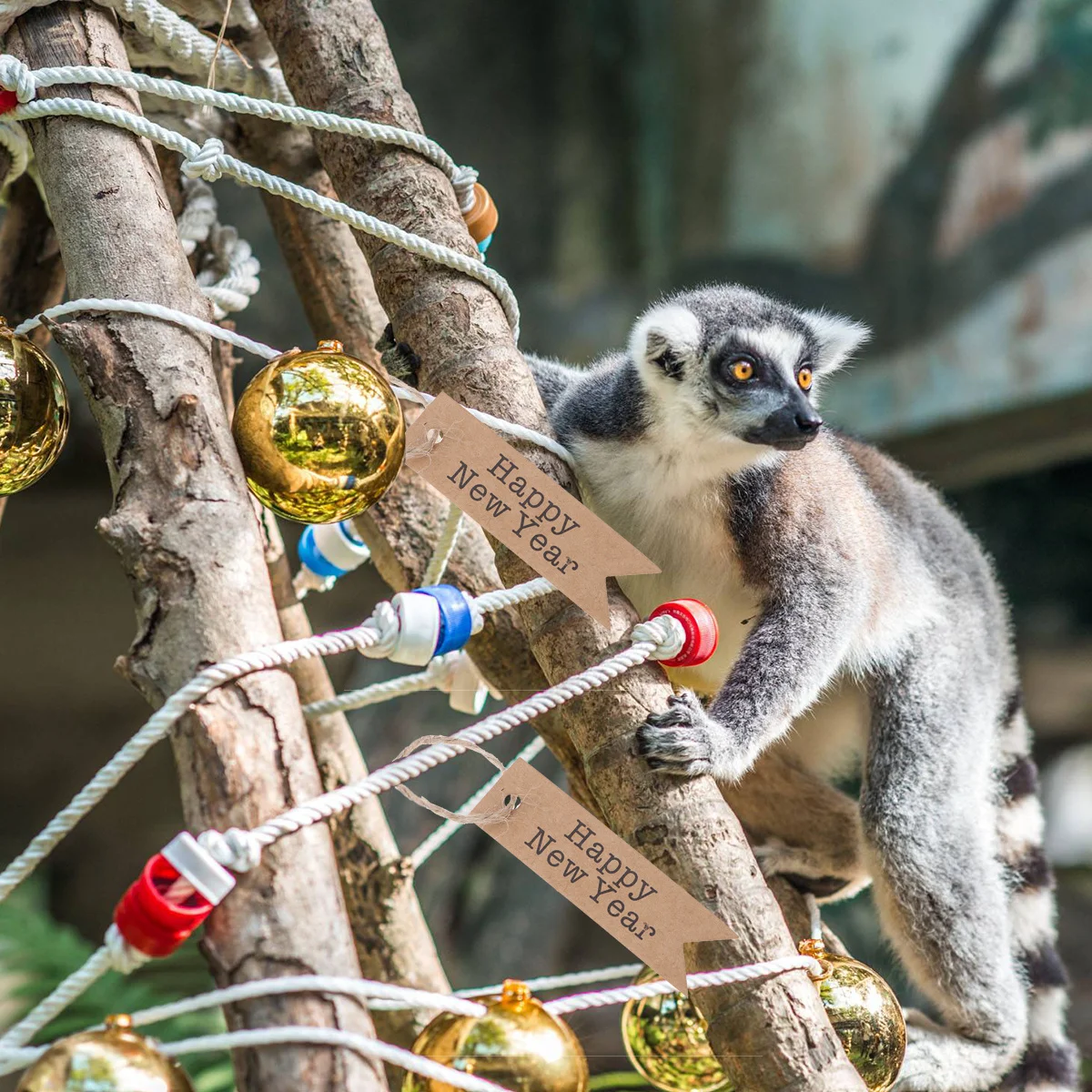 

100Pcs Kraft Paper Hanging Gift Tags Durable Swallowtail Design for New Year Party Baking Store DIY Decorations