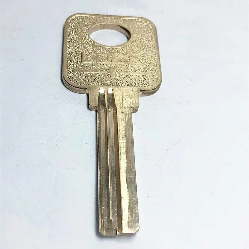 30PC  Pure Copper Square Handle Key Embryo, Single Row Computer Perforated Wooden Door, Room Door, Indoor Door Lock Key Embryo