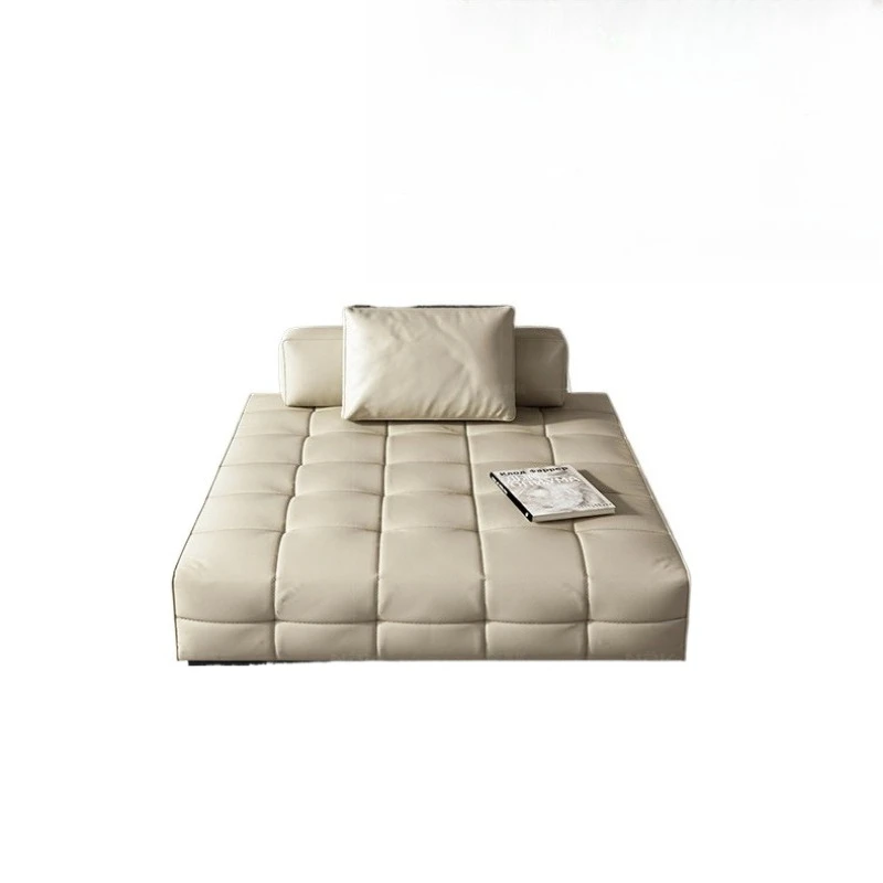 

Light luxury sofa pedal rectangular single bedroom minimalist recliner living room