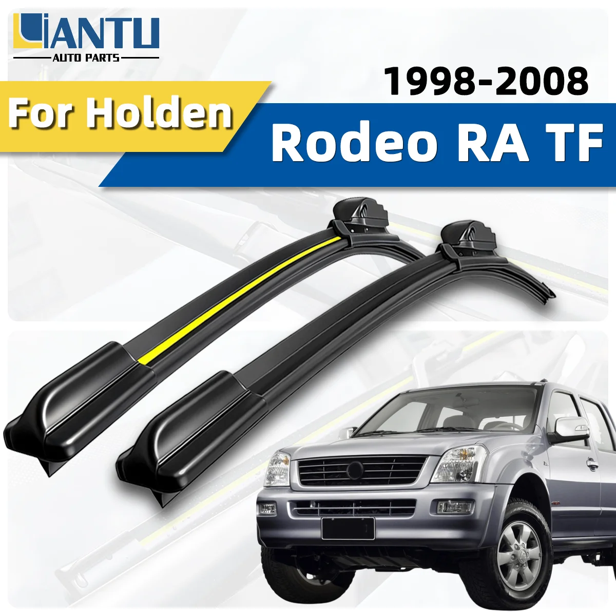 

2pcs Front Windshield Wiper Fit For Holden Rodeo RA TF 1998-2008 Car Wipers Blade Premium Accessorie Quiet Operation High Qualit