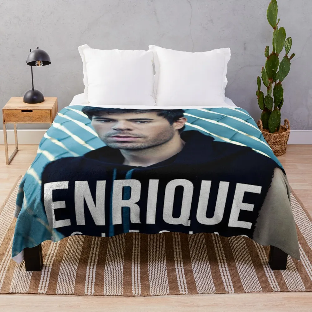 

enrique iglesias live concert tour 2019 nettv Throw Blanket Decorative Sofa Blanket sofa Decorative Bed Blankets