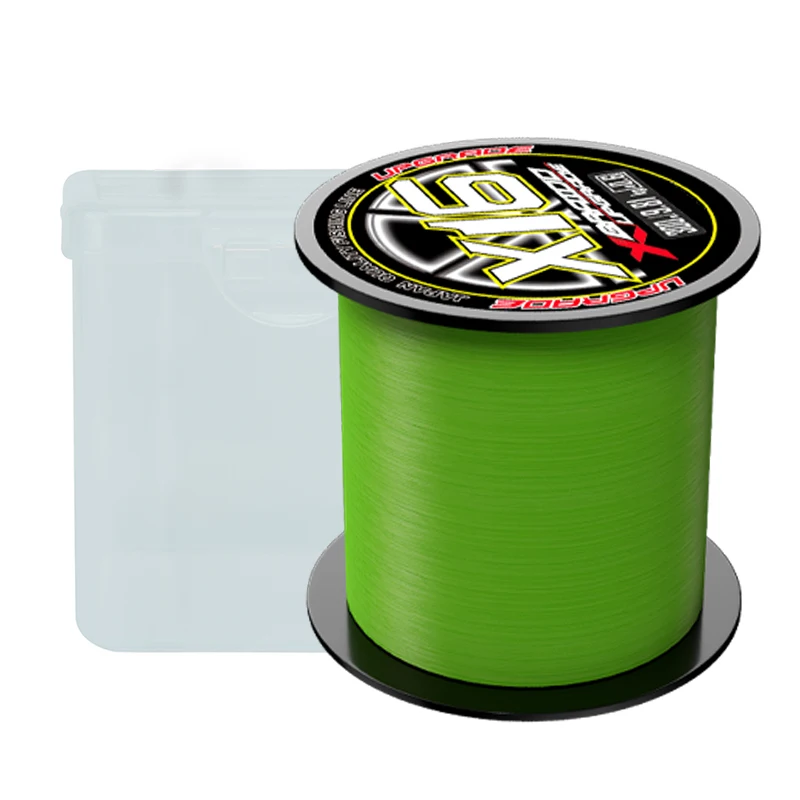 

Bkuman oily coating super smooth fishing line more durable 300m green fishing line