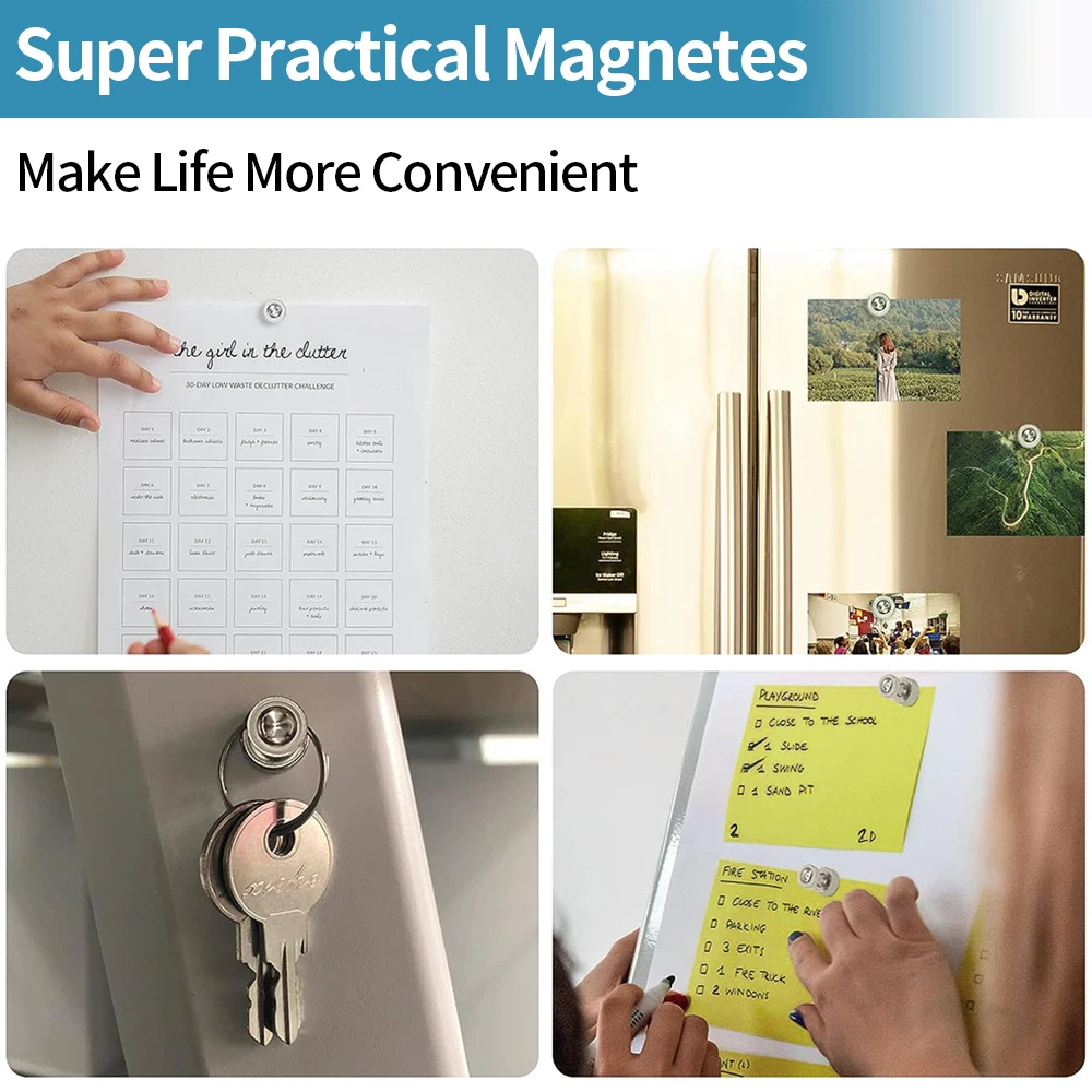 N52 Magnet Pushpin Office Pushpin Strong Neodymium Magnet Cone Magnet Super Magnet Refrigerator Sticker Magnetic Thumb