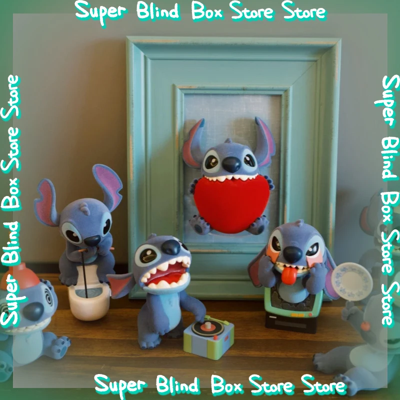 

Disney Blind Box Stitch Wreck-It Ralph Series Mystery Box Фигурки Модные игрушки Куклы Декоративный орнамент Коробка-сюрприз Подарок