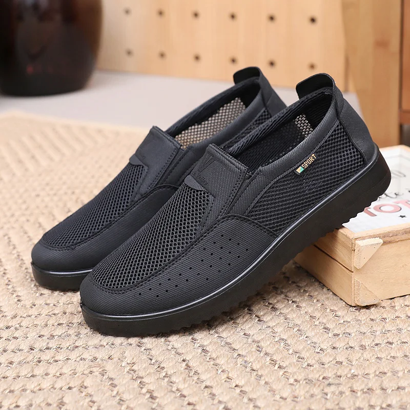 Herren Atmungsaktive Rutschfeste Freizeit-Sportschuhe, Ganztägiger Komfort für Indoor- und Outdoor-Training – Detail 9