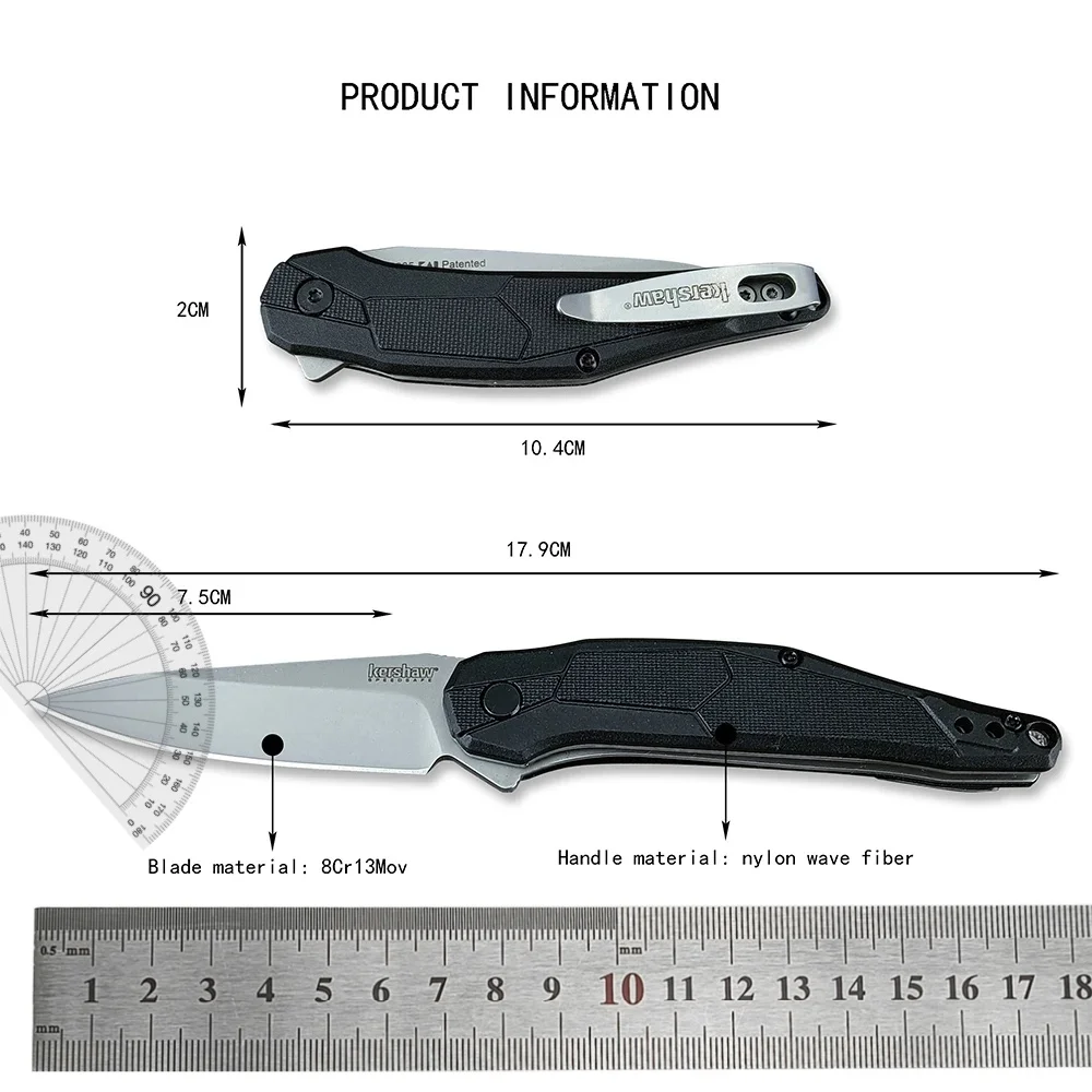 New Arrival KS 1395 Lightyear Pocket Knife Tactical Flipper Knives Outdoor Hunting Camping Self Defense Survival EDC Tool Gift