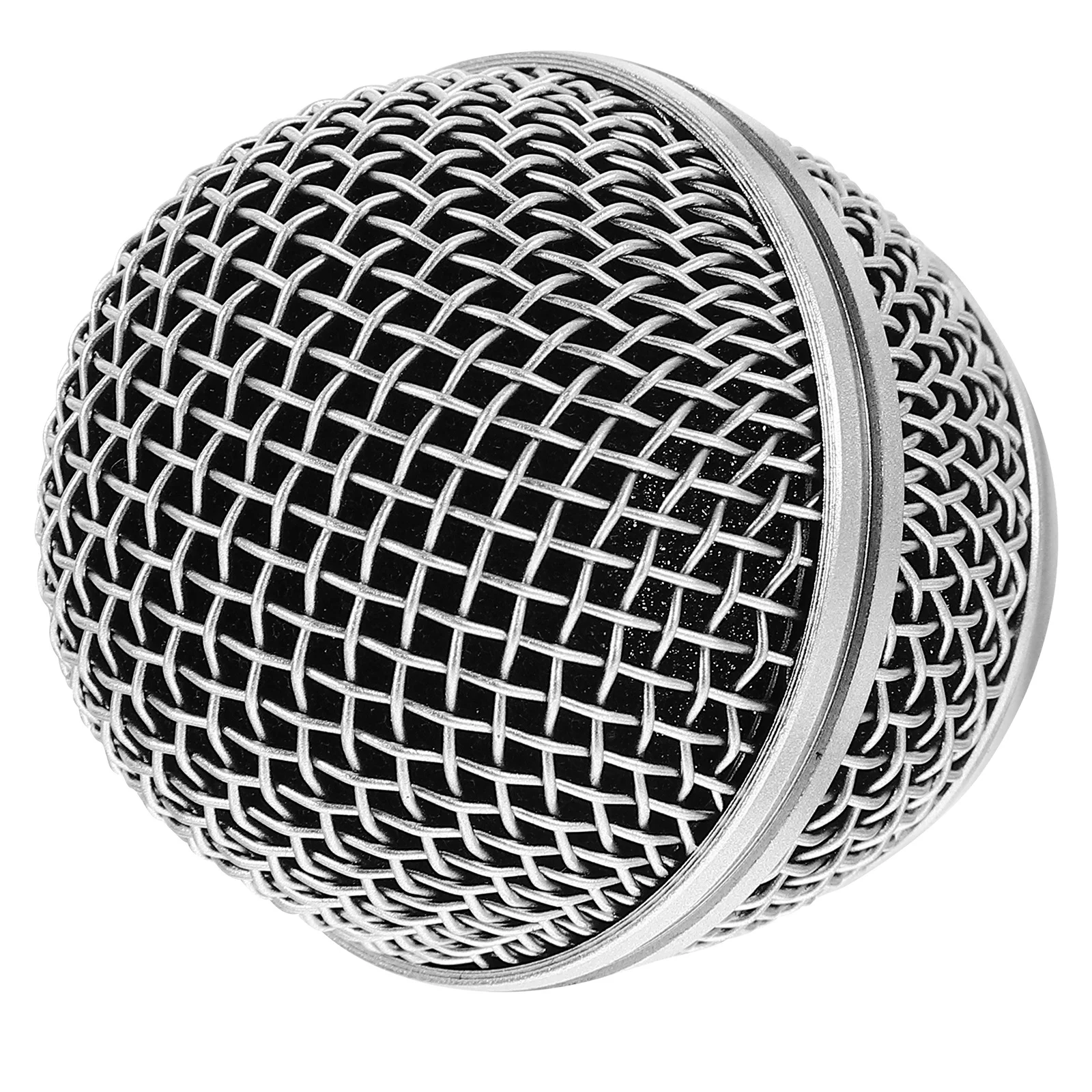 

Microphone Replacement Grille Metal Ball Head Mesh Microphone Wind Noise Reduction Cover Professional Mic Grill Replacement