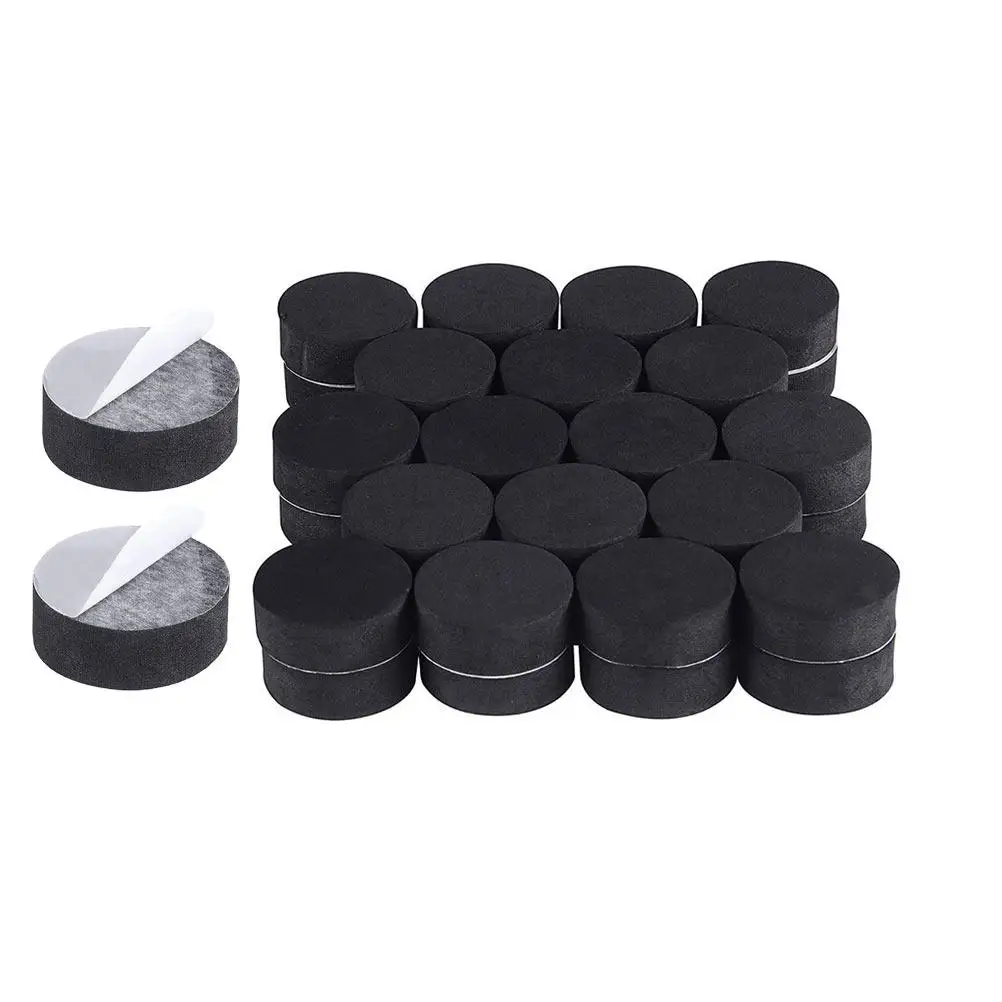48Pcs Round Flowerpot Mat Plant Pot Feet Pads Invisible Riser Wear-Resistant Shock-Resistant Cushions for Home Office Sports