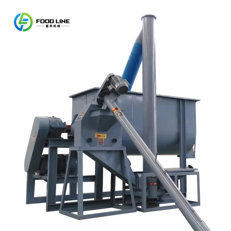 Customized High Quality Poultry Animal Powder Feed Machinery Mill Processing Unit Production Line
