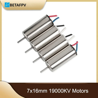 BETAFPV Cetus Motor Accessories 7x16mm 19000KV Brushed Motors with JST-1.25 Connector for Cetus FPV Kit Quadcoptor Motor