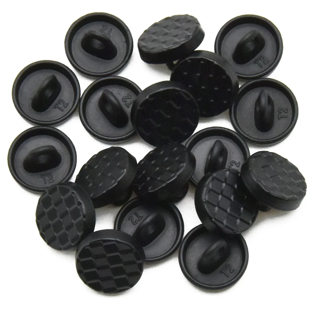 

10 мм матовый черный грибной сплав, верхние металлические пуговицы, швейные аксессуары, рубашка, декоративная клетчатая поверхность, пуговица, 10 шт., 20 шт.