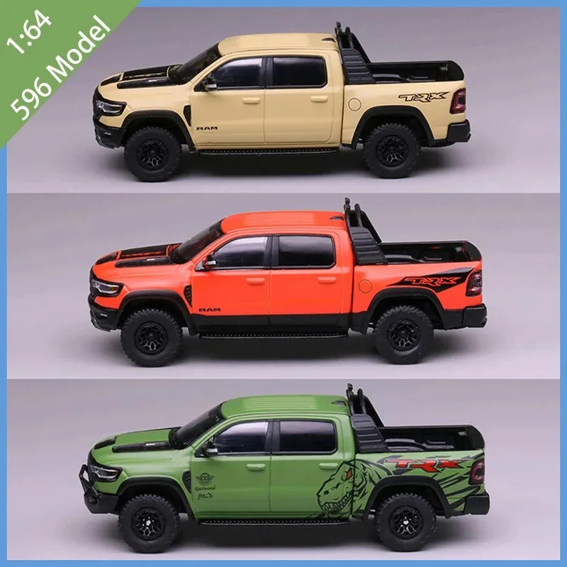 

596 Model Diecast Alloy 1:64 Scale Ram Car Model Ornament Souvenir Display Collection Hobby Gift