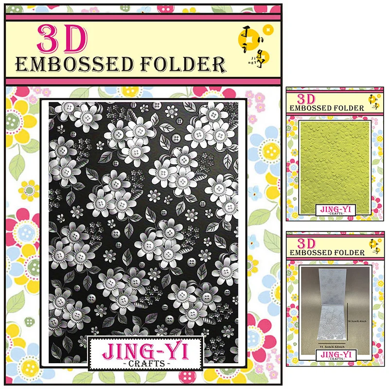 New Sunflower 3d Embossing Folder Scrapbooking Tools Dies Materials DIY Craft Supplies Photo Album Decor Card Background Makin