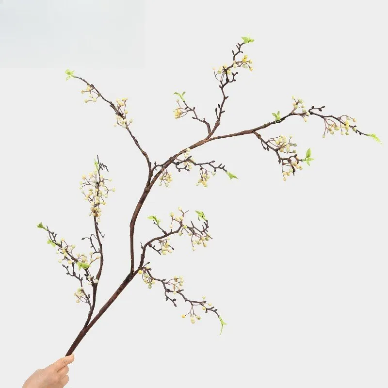 

Искусственный Zanthoxylum Bungeanum, фрукты, пластиковое растение, цветочный декор для отеля, имитация зеленых растений, искусственный цветок, украшение для зала