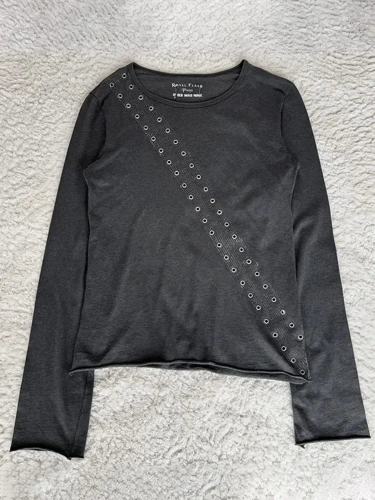 IfSixWasNine 00SS Visual Rock Punk Guitar Print Long Sleeve T-Shirt