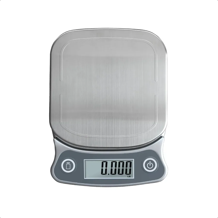 

Eat Smart ESKS10 Precision Elite Digital Kitchen Scale 15 lb. Capacity UltraBright Display and Stainl Steel Platform