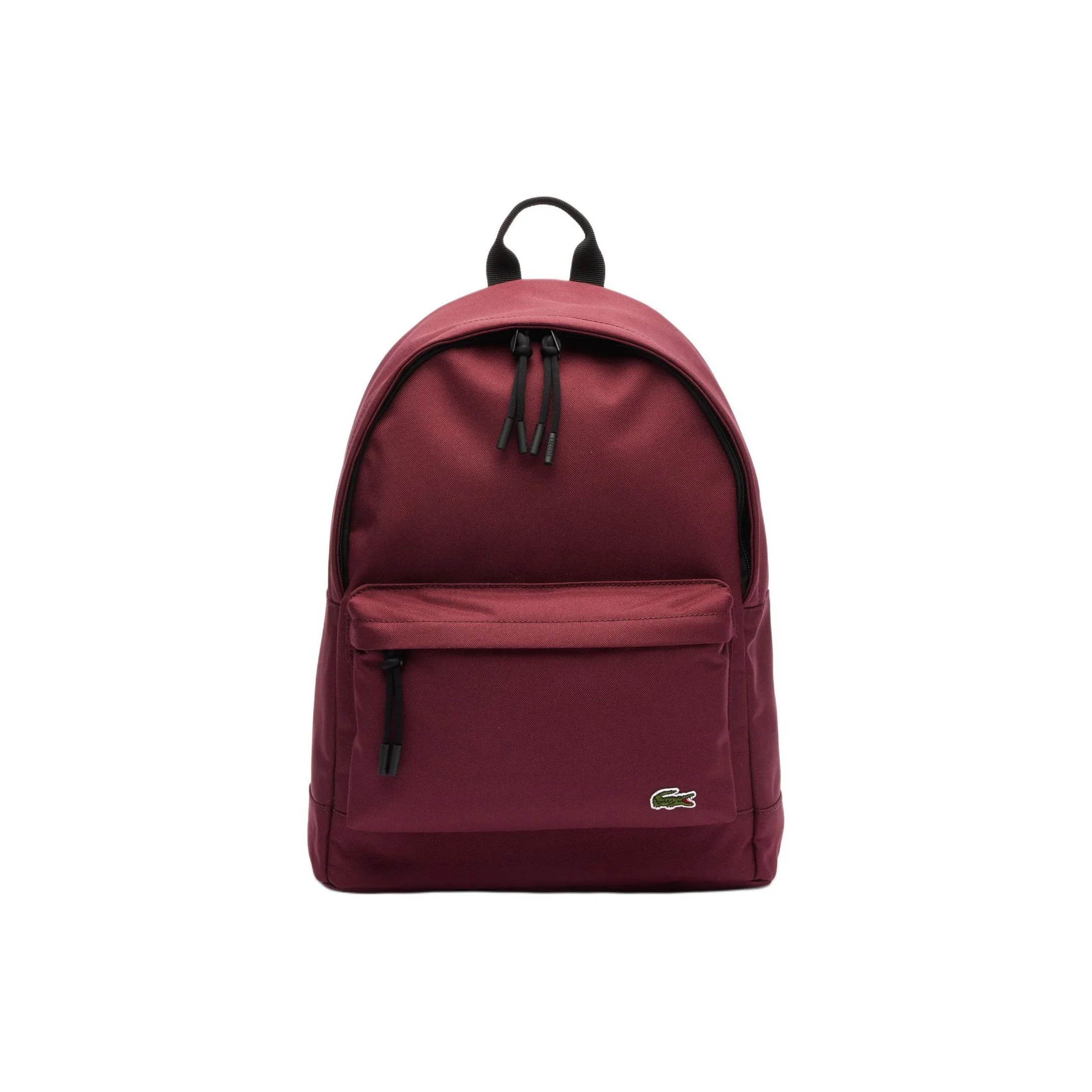 Mochila LACOSTE de poliéster reciclado Regular Unissex Vermelha
