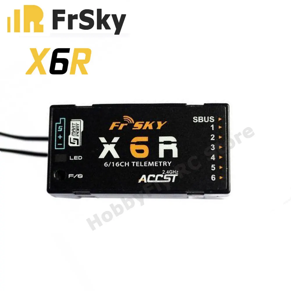 

FrSky X6R 2.4G 16CH SBUS RC Receiver PCB Antenna Smart Port Data Return for Open TX Taranis X9D Jumper T16 T18 RC Drone