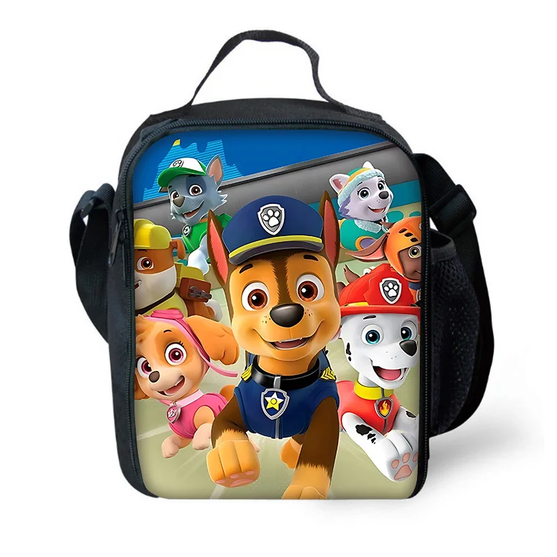 Niedlichen Cartoon Film Kind große Kapazität Tasche Junge P-Patrouillen Mädchen Student im Freien Picknick wieder verwendbare P-Pfoten Thermo kühler Lunchbox