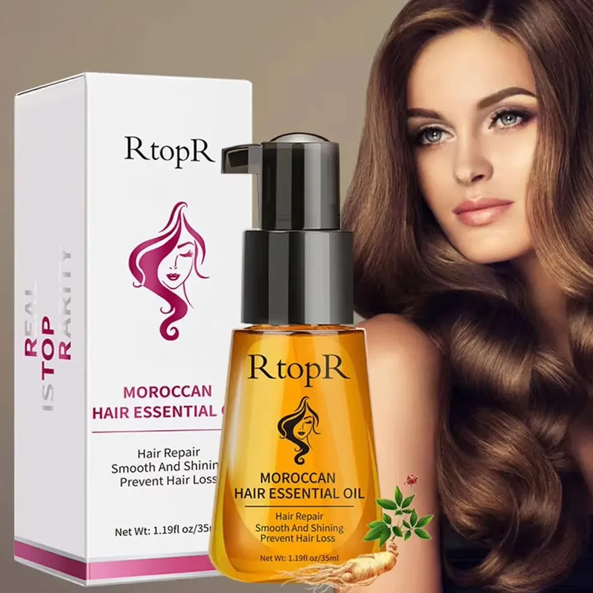 Moroccan Hair Essential Oil Repairing Dry Damaged Serum Blends Hair Loss Prevention Make Hair Shiny Soft Portable Suitable