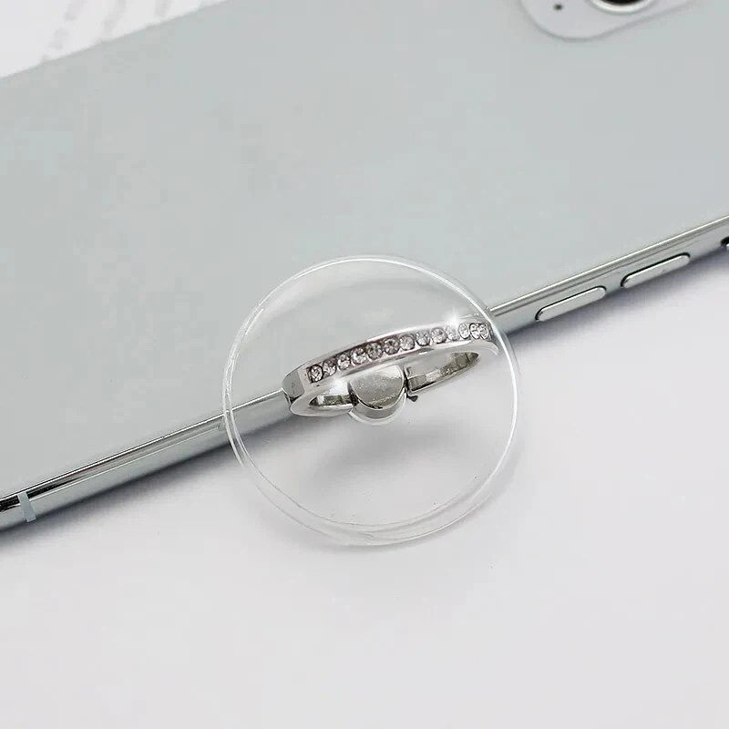 Universal Transparent Finger Ring Handy Smartphone Ständer Halter Für iPhone 12 Xiaomi Samsung Smart Telefon Auto Halterung Ständer – Detail 7