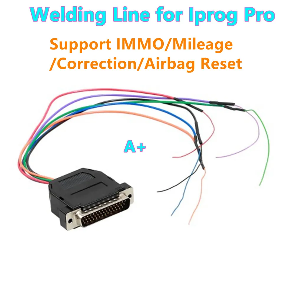 

Welding Line for Iprog Pro Programmer Iprog+ Support IMMO+Mileage Correction+Airbag Reset till 2019 A+++