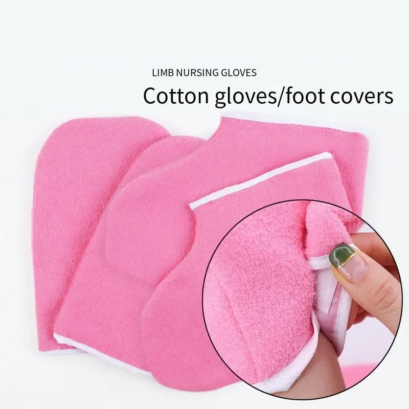 A Pairs Hand Foot Moisturising Socks for Repar Callus Socks Foot Mask Women's Spa Foot Hand Care Soft Cracked Feet Reusable Gift