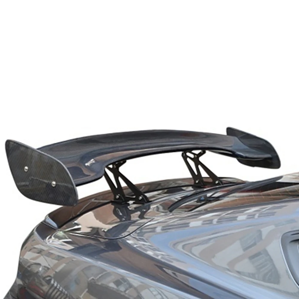 GT Modification Universal Carbon Fiber Car Tail Wing 145CM Exterior Modification GT Spoiler Collision Bumper Cars Accessories