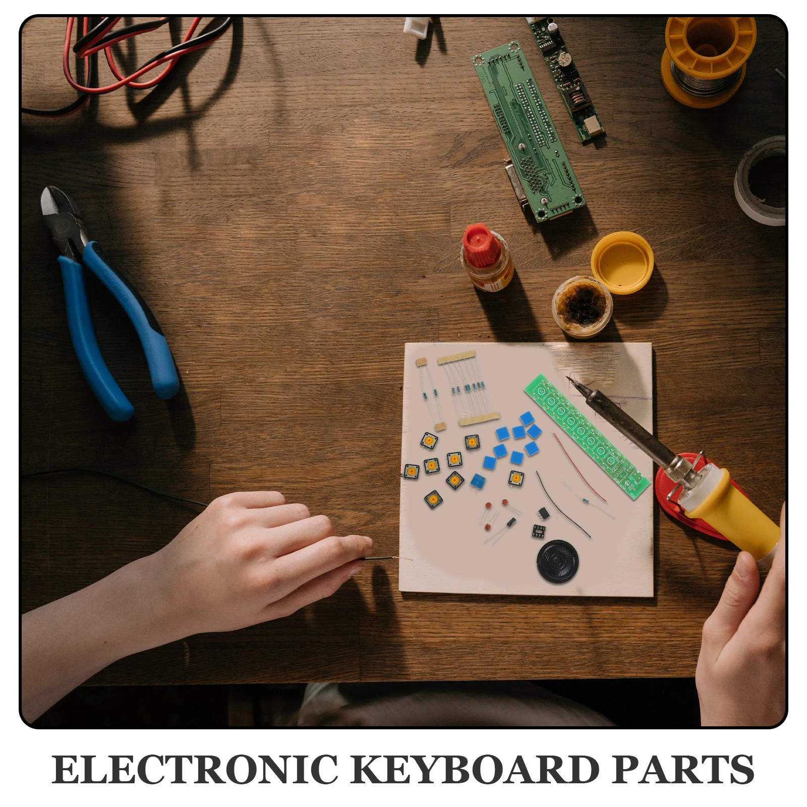 

Electronic Organ DIY Soldering Kit NE555 Components Music Instrument Parts Supplies Assemble Piano Explore Sounds