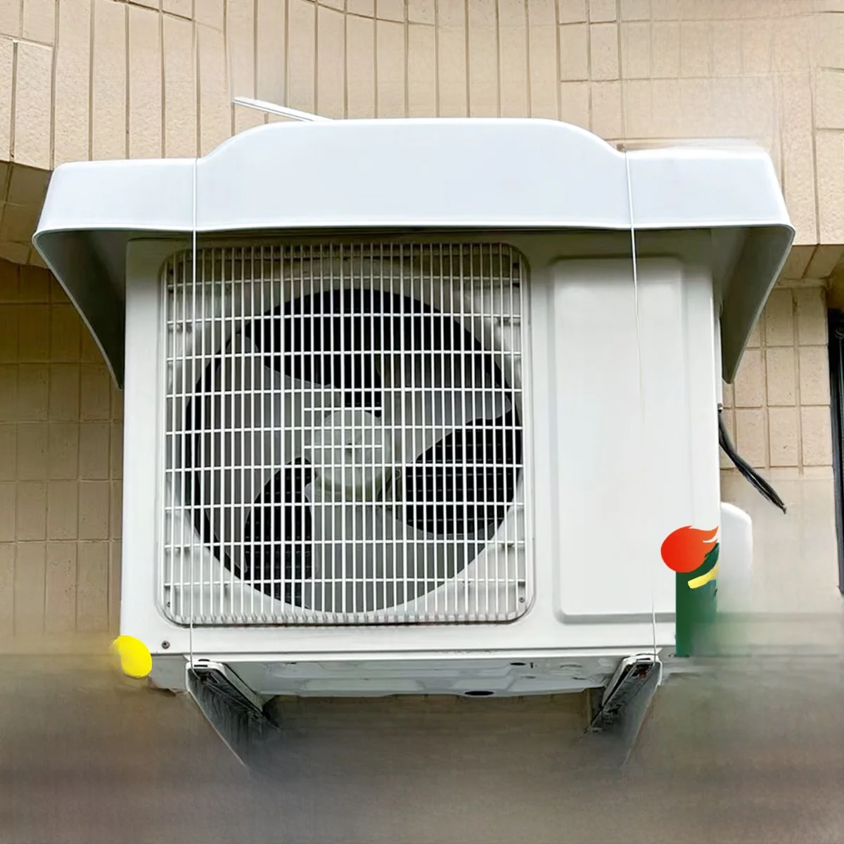 

Современный простой защитный чехол для наружного блока кондиционера, водонепроницаемый, солнцезащитный, универсальный для настенных кондиционеров Midea.