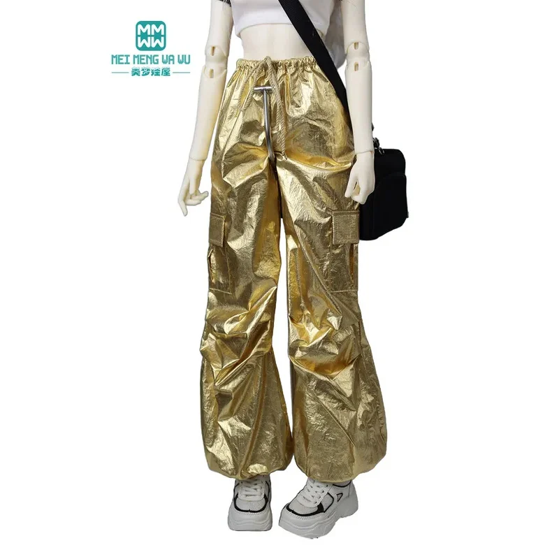 เสื้อผ้าสำหรับตุ๊กตา กางเกงคาร์โก้แฟชั่น สีกากี สีน้ำเงินเดนิม เหมาะสำหรับตุ๊กตาขนาด 43-60 ซม. 1/3 1/4 BJD เสื้อผ้าตุ๊กตา DD SD MSD