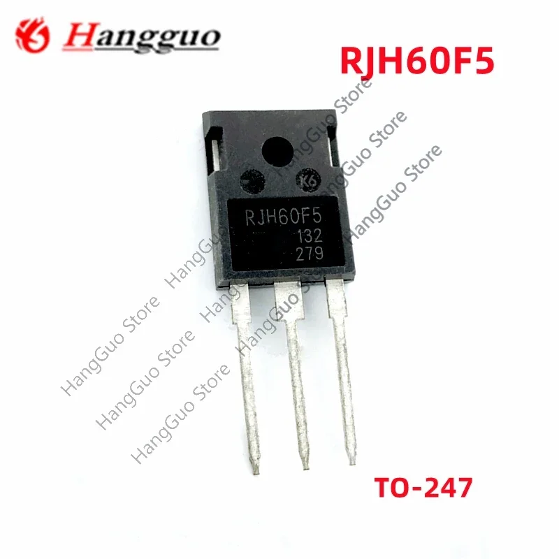

10PCS/Lot Original RJH60F5DPQ RJH60F5 TO-247 IGBT tube 80A 600V Best Quality